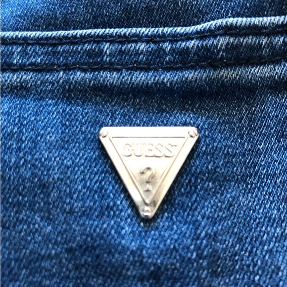 Guess High Waisted Jean Shorts Size 28 - Picture 6 of 9